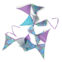 Guirlandes fanions - fil violet